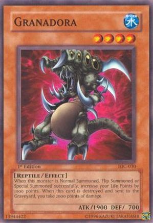 Granadora (IOC-030) - Invasion of Chaos Unlimited - Premium Yugioh Single from Konami - Just $0.25! Shop now at Game Crave Tournament Store