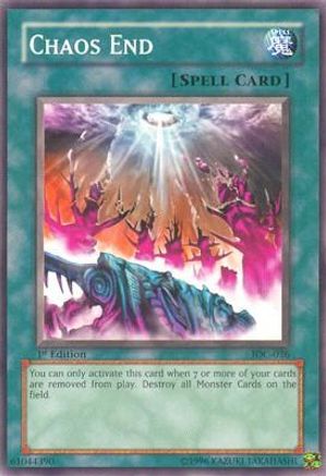 Chaos End (IOC-036) - Invasion of Chaos 1st Edition - Premium Yugioh Single from Konami - Just $0.25! Shop now at Game Crave Tournament Store