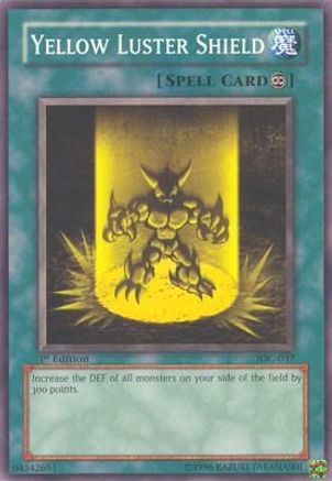 Yellow Luster Shield (IOC-037) - Invasion of Chaos 1st Edition - Premium Yugioh Single from Konami - Just $0.25! Shop now at Game Crave Tournament Store