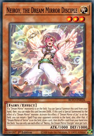 Neiroy, the Dream Mirror Disciple (BLVO-EN026) - Blazing Vortex 1st Edition - Premium Yugioh Single from Konami - Just $0.25! Shop now at Game Crave Tournament Store