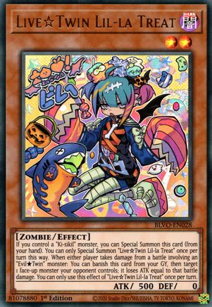 Live Twin Lil-la Treat (BLVO-EN028) - Blazing Vortex 1st Edition - Premium Yugioh Single from Konami - Just $0.44! Shop now at Game Crave Tournament Store