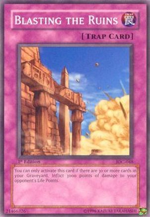 Blasting the Ruins (IOC-048) - Invasion of Chaos Unlimited - Premium Yugioh Single from Konami - Just $0.25! Shop now at Game Crave Tournament Store