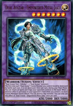 Dual Avatar - Empowered Mitsu-Jaku (BLVO-EN041) - Blazing Vortex 1st Edition - Premium Yugioh Single from Konami - Just $0.25! Shop now at Game Crave Tournament Store