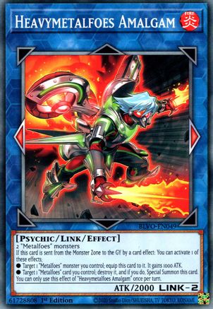 Heavymetalfoes Amalgam (BLVO-EN049) - Blazing Vortex 1st Edition - Premium Yugioh Single from Konami - Just $0.25! Shop now at Game Crave Tournament Store