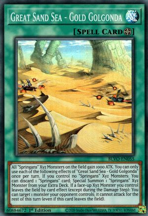 Great Sand Sea - Gold Golgonda (BLVO-EN055) - Blazing Vortex 1st Edition - Premium Yugioh Single from Konami - Just $0.25! Shop now at Game Crave Tournament Store