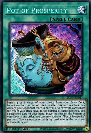 Pot of Prosperity (BLVO-EN065) - Blazing Vortex 1st Edition - Premium Yugioh Single from Konami - Just $1.04! Shop now at Game Crave Tournament Store