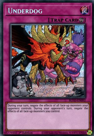 Underdog (BLVO-EN092) - Blazing Vortex 1st Edition - Premium Yugioh Single from Konami - Just $0.26! Shop now at Game Crave Tournament Store
