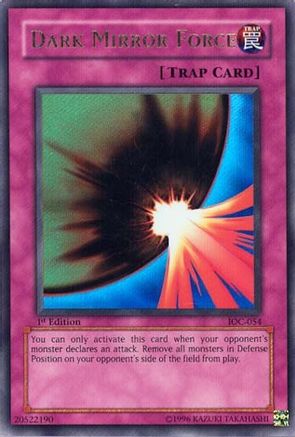 Dark Mirror Force (IOC-054) - Invasion of Chaos Unlimited - Premium Yugioh Single from Konami - Just $1.66! Shop now at Game Crave Tournament Store