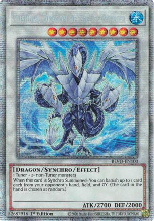 Trishula, Dragon of the Ice Barrier (Starlight Rare) (BLVO-EN100) - Blazing Vortex 1st Edition - Premium Yugioh Single from Konami - Just $52.52! Shop now at Game Crave Tournament Store