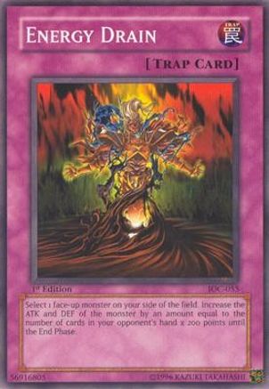 Energy Drain (IOC-055) - Invasion of Chaos Unlimited - Premium Yugioh Single from Konami - Just $0.25! Shop now at Game Crave Tournament Store