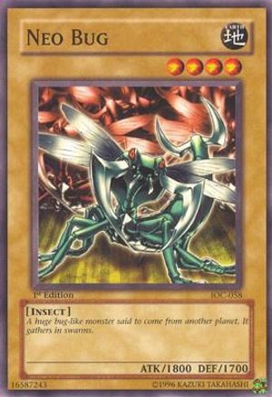 Neo Bug (IOC-058) - Invasion of Chaos Unlimited - Premium Yugioh Single from Konami - Just $0.26! Shop now at Game Crave Tournament Store