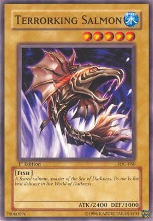 Terrorking Salmon (IOC-060) - Invasion of Chaos 1st Edition - Premium Yugioh Single from Konami - Just $0.67! Shop now at Game Crave Tournament Store