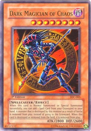 Dark Magician of Chaos (IOC-065) - Invasion of Chaos Unlimited - Premium Yugioh Single from Konami - Just $16.90! Shop now at Game Crave Tournament Store