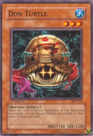 Don Turtle (IOC-071) - Invasion of Chaos Unlimited - Premium Yugioh Single from Konami - Just $0.08! Shop now at Game Crave Tournament Store