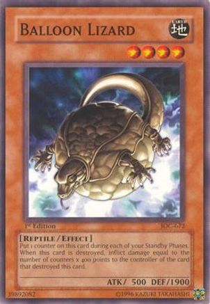 Balloon Lizard (IOC-072) - Invasion of Chaos Unlimited - Premium Yugioh Single from Konami - Just $0.25! Shop now at Game Crave Tournament Store