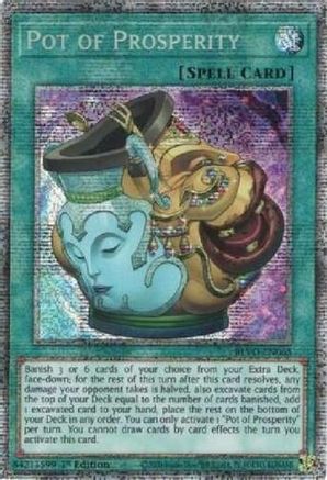 Pot of Prosperity (Starlight Rare) (BLVO-EN065) - Blazing Vortex 1st Edition - Premium Yugioh Single from Konami - Just $21.68! Shop now at Game Crave Tournament Store