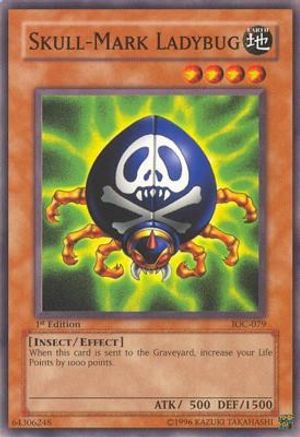 Skull-Mark Ladybug (IOC-079) - Invasion of Chaos Unlimited - Premium Yugioh Single from Konami - Just $0.25! Shop now at Game Crave Tournament Store