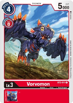 Vorvomon (BT2-011) - Release Special Booster - Premium Digimon Single from Bandai - Just $0.08! Shop now at Game Crave Tournament Store