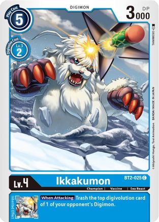 Ikkakumon - BT2-025 (BT2-025) - Release Special Booster - Premium Digimon Single from Bandai - Just $0.08! Shop now at Game Crave Tournament Store