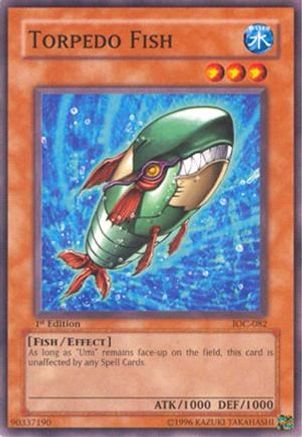 Torpedo Fish (IOC-082) - Invasion of Chaos 1st Edition - Premium Yugioh Single from Konami - Just $0.77! Shop now at Game Crave Tournament Store