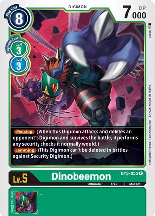 Dinobeemon (BT3-055) - Release Special Booster - Premium Digimon Single from Bandai - Just $0.25! Shop now at Game Crave Tournament Store