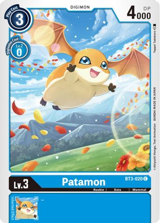 Patamon - BT3-020 (BT3-020) - Release Special Booster - Premium Digimon Single from Bandai - Just $0.08! Shop now at Game Crave Tournament Store