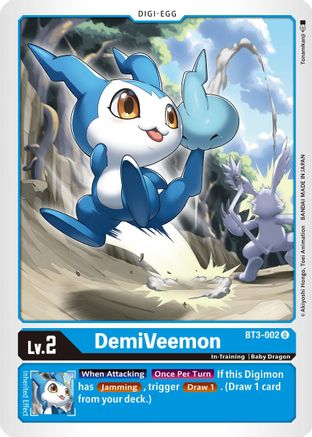 DemiVeemon - BT3-002 (BT3-002) - Release Special Booster - Premium Digimon Single from Bandai - Just $0.26! Shop now at Game Crave Tournament Store