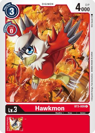 Hawkmon (BT3-009) - Release Special Booster - Premium Digimon Single from Bandai - Just $0.08! Shop now at Game Crave Tournament Store