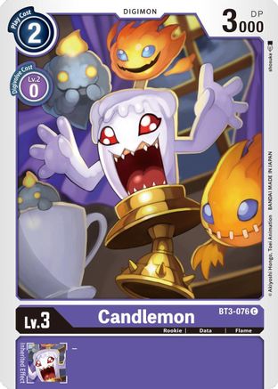 Candlemon (BT3-076) - Release Special Booster - Premium Digimon Single from Bandai - Just $0.25! Shop now at Game Crave Tournament Store