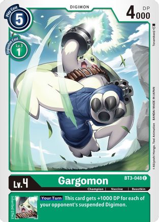 Gargomon (BT3-048) - Release Special Booster - Premium Digimon Single from Bandai - Just $0.25! Shop now at Game Crave Tournament Store