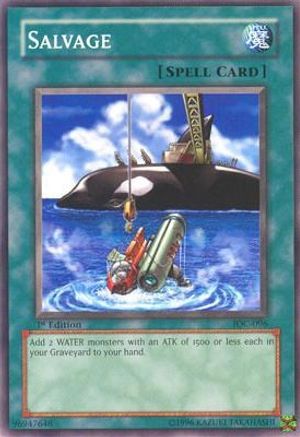 Salvage (IOC-096) - Invasion of Chaos 1st Edition - Premium Yugioh Single from Konami - Just $0.74! Shop now at Game Crave Tournament Store