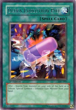 Ultra Evolution Pill (IOC-097) - Invasion of Chaos Unlimited - Premium Yugioh Single from Konami - Just $0.26! Shop now at Game Crave Tournament Store