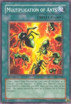 Multiplication of Ants (IOC-098) - Invasion of Chaos 1st Edition - Premium Yugioh Single from Konami - Just $0.25! Shop now at Game Crave Tournament Store