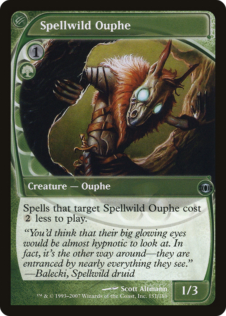 Spellwild Ouphe (FUT-151) - Future Sight - Premium MTG Single from Wizards of the Coast - Just $0.08! Shop now at Game Crave Tournament Store