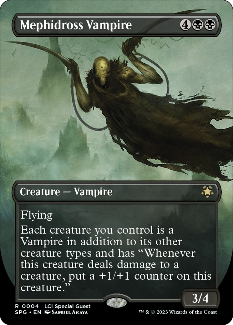 Mephidross Vampire (SPG-004) - Special Guests (Borderless) Foil - Premium MTG Single from Wizards of the Coast - Just $0.87! Shop now at Game Crave Tournament Store