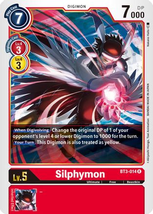 Silphymon (BT3-014) - Release Special Booster - Premium Digimon Single from Bandai - Just $0.08! Shop now at Game Crave Tournament Store