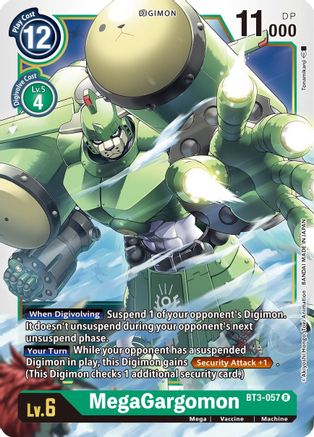 MegaGargomon (BT3-057) - Release Special Booster - Premium Digimon Single from Bandai - Just $0.25! Shop now at Game Crave Tournament Store