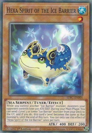 Hexa Spirit of the Ice Barrier (SDFC-EN004) - Structure Deck: Freezing Chains 1st Edition - Premium Yugioh Single from Konami - Just $0.26! Shop now at Game Crave Tournament Store