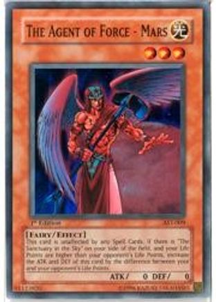 The Agent of Force - Mars (AST-009) - Ancient Sanctuary 1st Edition - Premium Yugioh Single from Konami - Just $1.42! Shop now at Game Crave Tournament Store