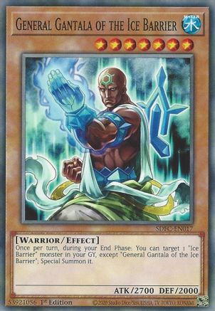 General Gantala of the Ice Barrier (SDFC-EN017) - Structure Deck: Freezing Chains 1st Edition - Premium Yugioh Single from Konami - Just $0.25! Shop now at Game Crave Tournament Store