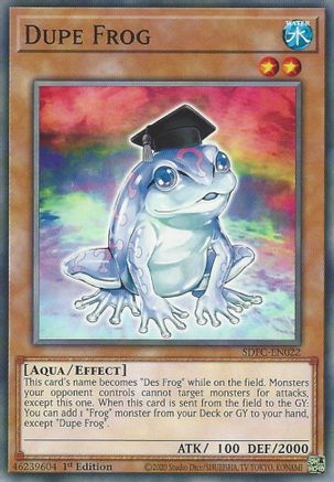 Dupe Frog (SDFC-EN022) - Structure Deck: Freezing Chains 1st Edition - Premium Yugioh Single from Konami - Just $1.94! Shop now at Game Crave Tournament Store