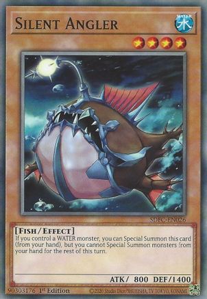 Silent Angler (SDFC-EN026) - Structure Deck: Freezing Chains 1st Edition - Premium Yugioh Single from Konami - Just $0.08! Shop now at Game Crave Tournament Store