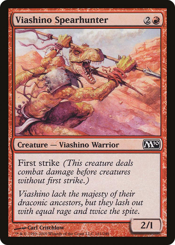 Viashino Spearhunter (M10-161) - Magic 2010 - Premium MTG Single from Wizards of the Coast - Just $0.08! Shop now at Game Crave Tournament Store