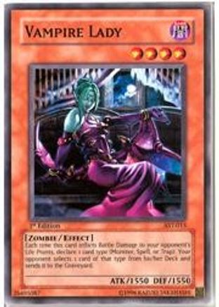 Vampire Lady (AST-013) - Ancient Sanctuary Unlimited - Premium Yugioh Single from Konami - Just $0.47! Shop now at Game Crave Tournament Store