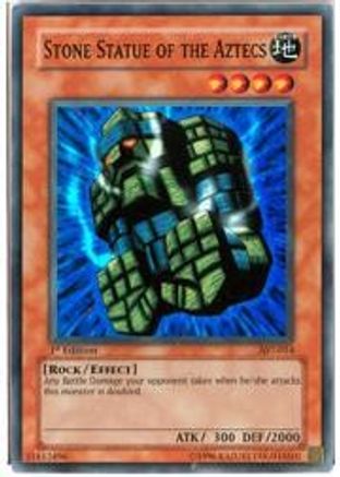 Stone Statue of the Aztecs (AST-014) - Ancient Sanctuary 1st Edition - Premium Yugioh Single from Konami - Just $1.76! Shop now at Game Crave Tournament Store