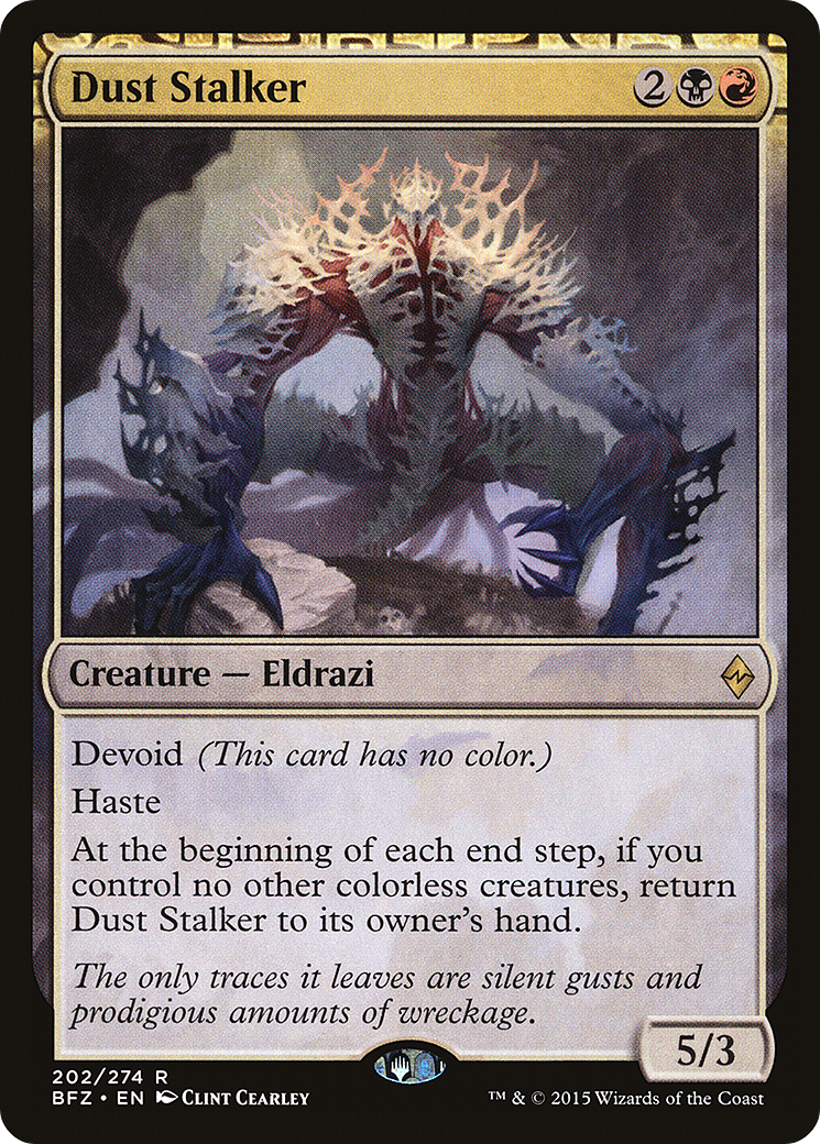 Dust Stalker (BFZ-202) - Battle for Zendikar: (devoid) Foil - Premium MTG Single from Wizards of the Coast - Just $0.56! Shop now at Game Crave Tournament Store