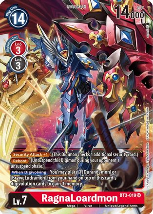 RagnaLoardmon (BT3-019) - Release Special Booster Foil - Premium Digimon Single from Bandai - Just $2.15! Shop now at Game Crave Tournament Store