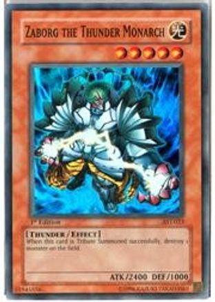Zaborg the Thunder Monarch (AST-023) - Ancient Sanctuary 1st Edition - Premium Yugioh Single from Konami - Just $13.39! Shop now at Game Crave Tournament Store