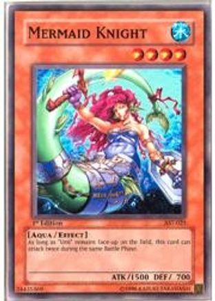 Mermaid Knight (AST-025) - Ancient Sanctuary 1st Edition - Premium Yugioh Single from Konami - Just $0.72! Shop now at Game Crave Tournament Store
