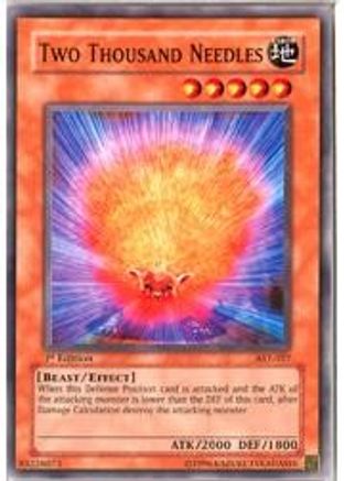 Two Thousand Needles (AST-027) - Ancient Sanctuary Unlimited - Premium Yugioh Single from Konami - Just $0.25! Shop now at Game Crave Tournament Store